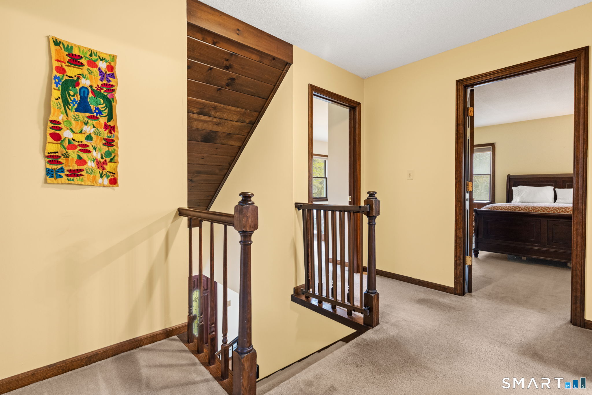 261 Brown Road Brooklyn, CT 06234 - Photo 19 of 40 Stairs with view into 1 of 4 bedrooms