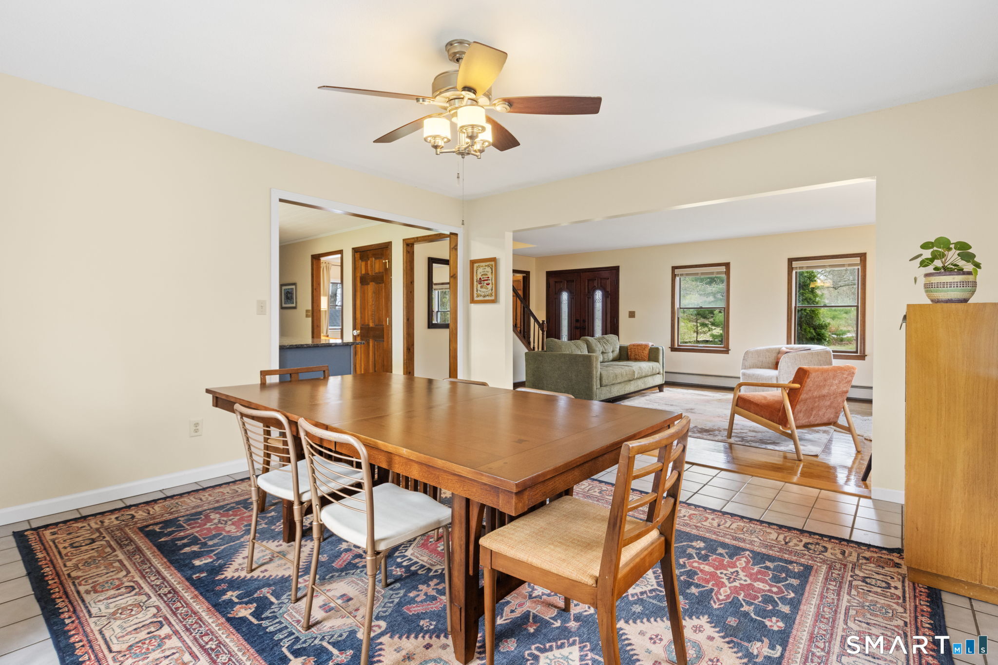 261 Brown Road Brooklyn, CT 06234 - Photo 6 of 40 Dining room with view into living room