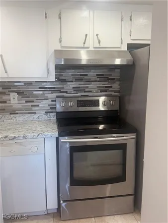 a stove top oven sitting inside of a kitchen