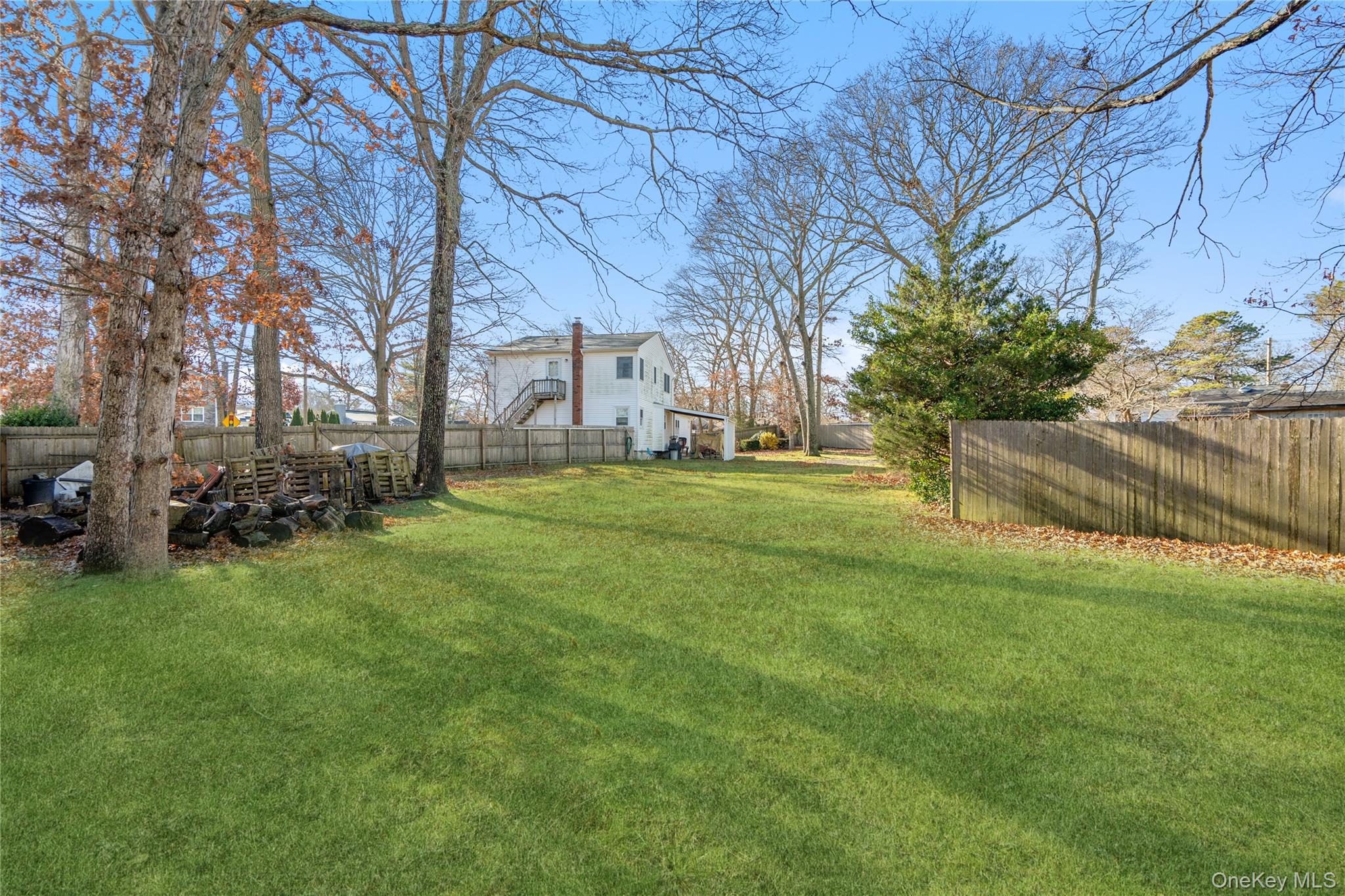 211 Mooney Pond Road Selden, NY 11784 - Photo 35 of 41 a view of a yard with plants and trees
