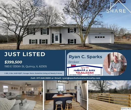 $389,500 | 1183 East 1330th Street, Quincy, IL 62305