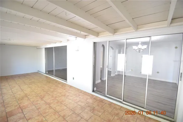 a view of empty room