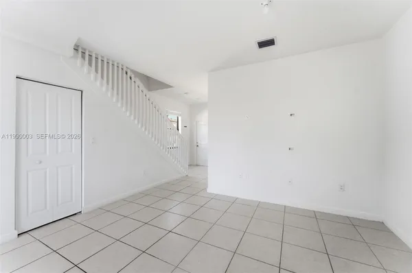 a view of an empty room