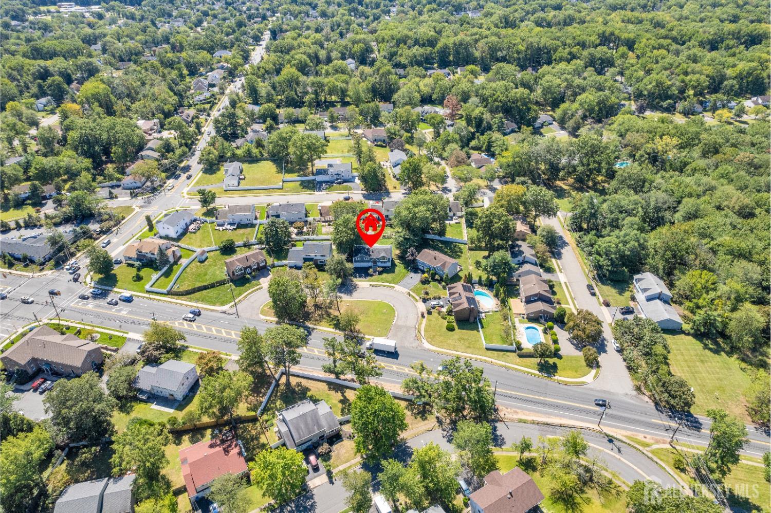 6 Marc Court Edison, NJ 08820 - Photo 42 of 42 an aerial view of residential houses with outdoor space