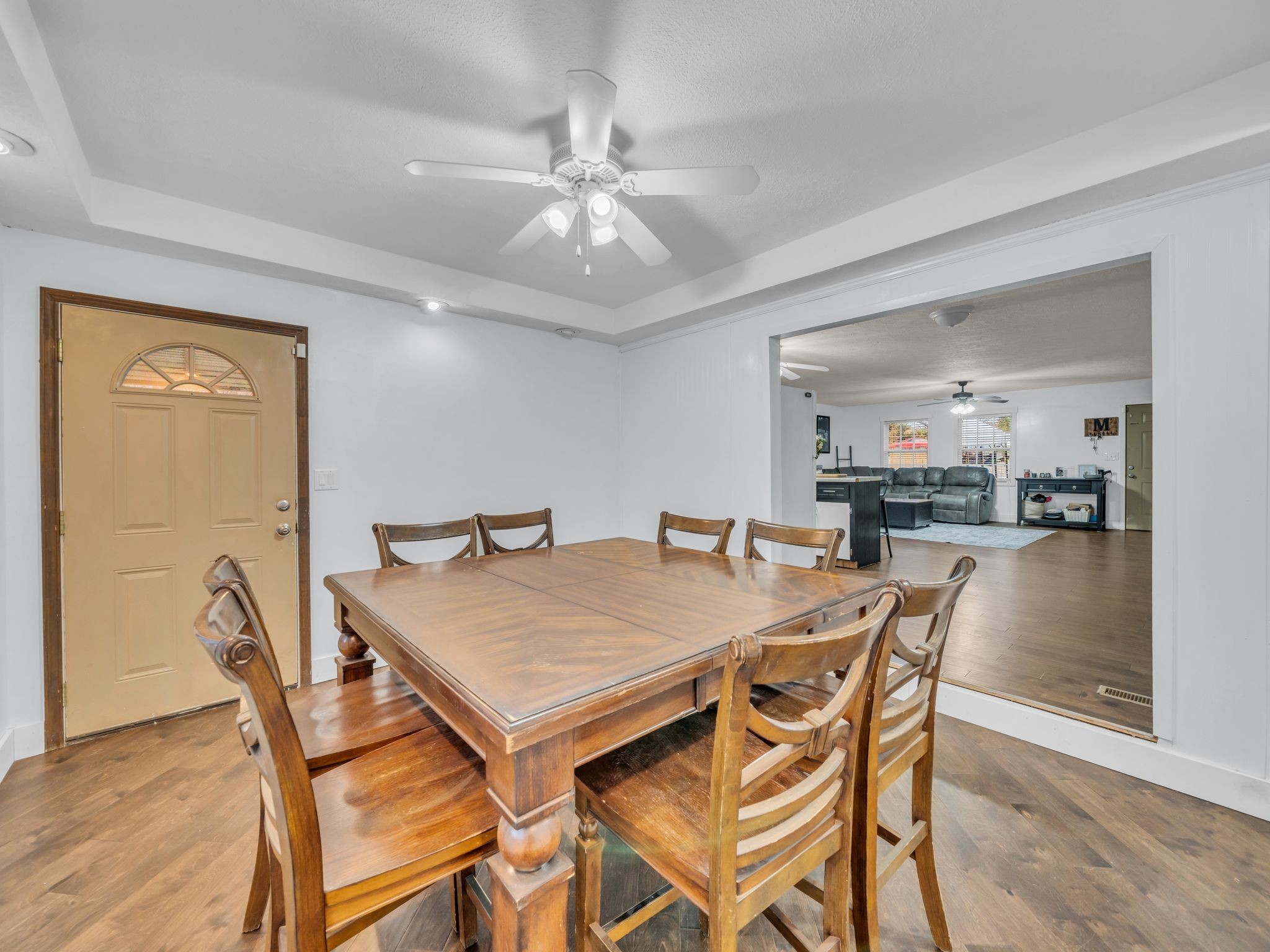 4055 Erin Road McEwen, TN 37101 - Photo 11 of 25 a view of a dining room with furniture and wooden floor