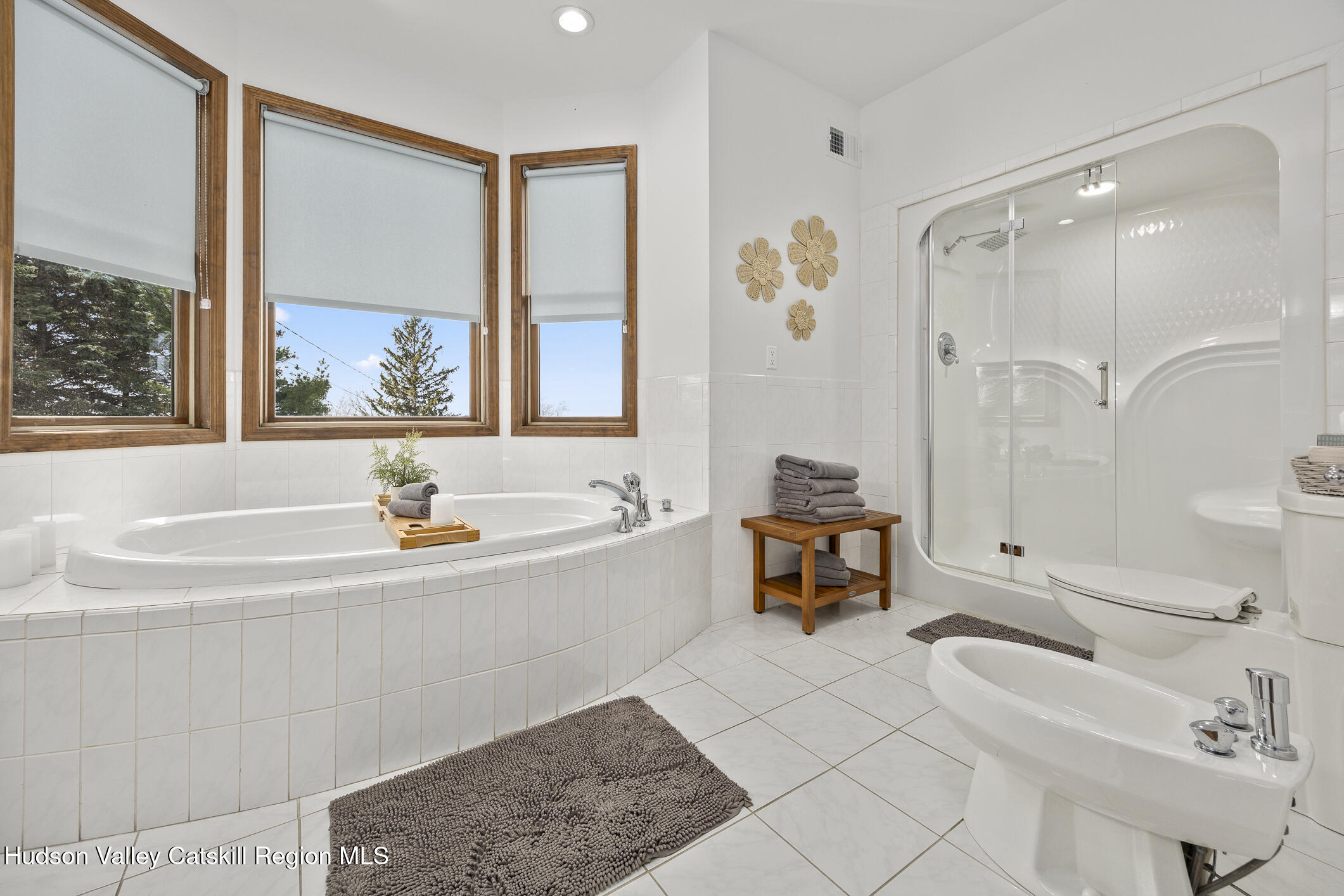 350 Taghkanic Road Elizaville, NY 12523 - Photo 18 of 36 a bath room with a toilet a bath tub and a shower