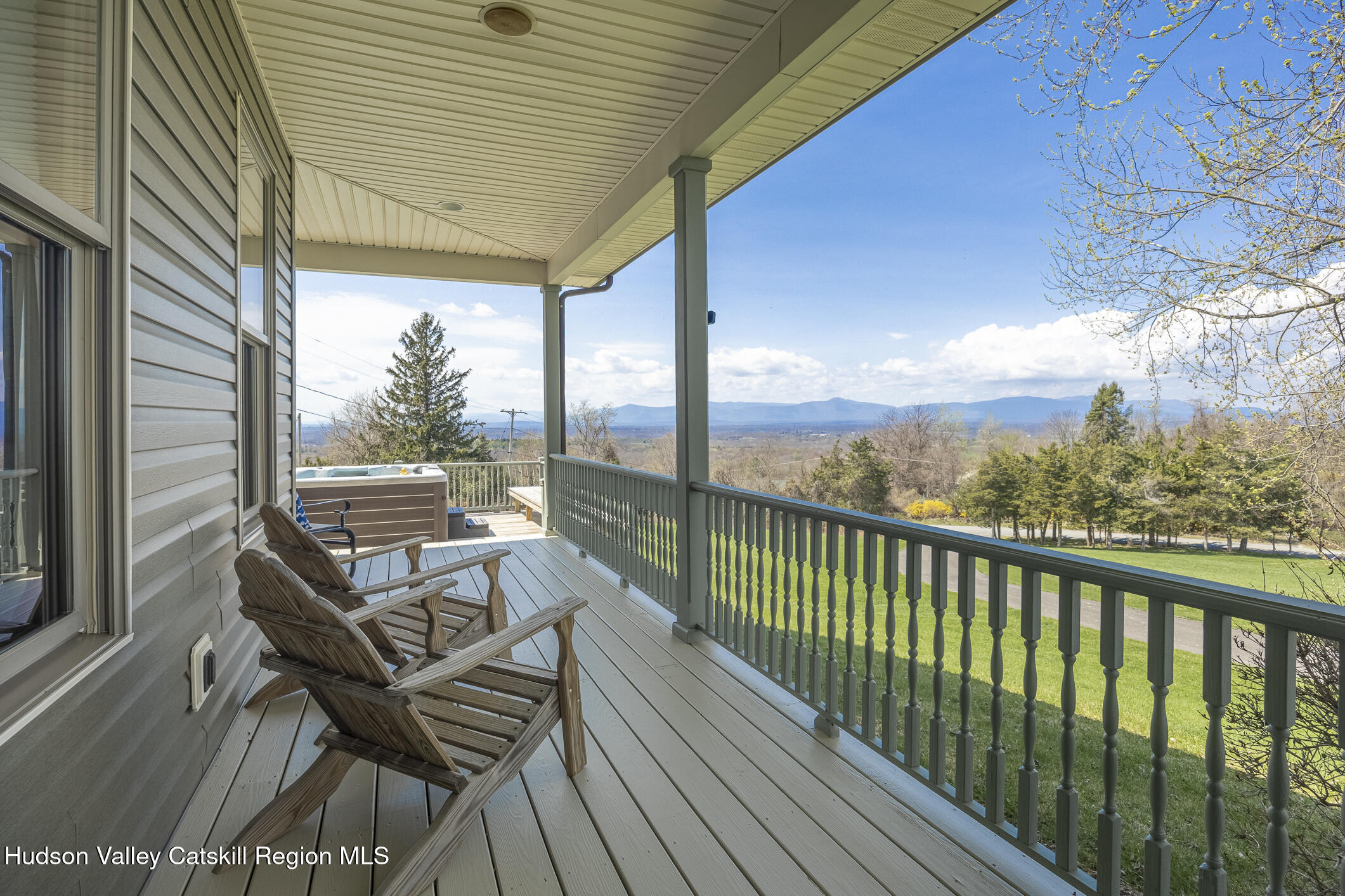 350 Taghkanic Road Elizaville, NY 12523 - Photo 6 of 36 a view of a two chairs in the balcony