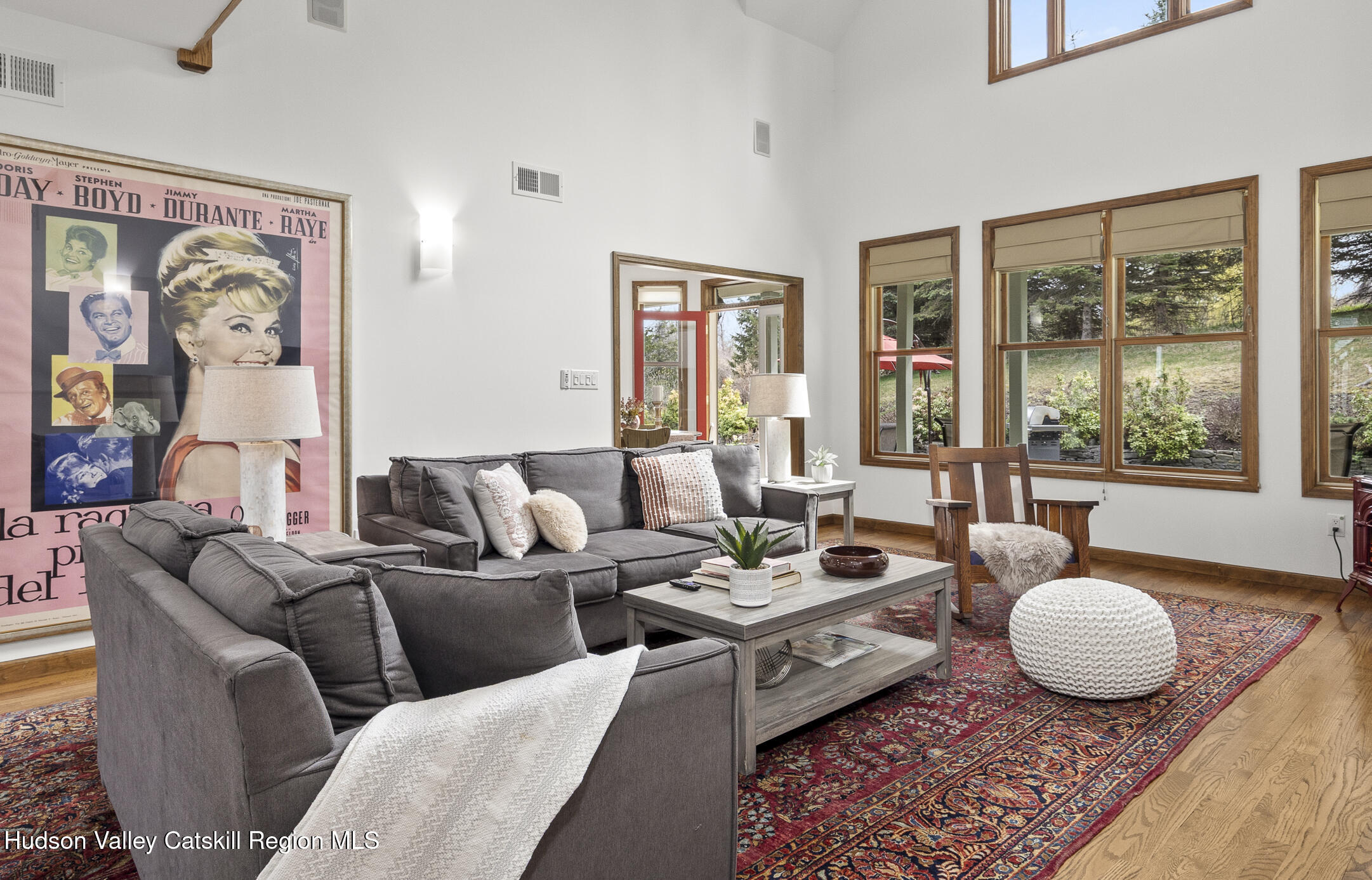 350 Taghkanic Road Elizaville, NY 12523 - Photo 8 of 36 a living room with furniture and a large window