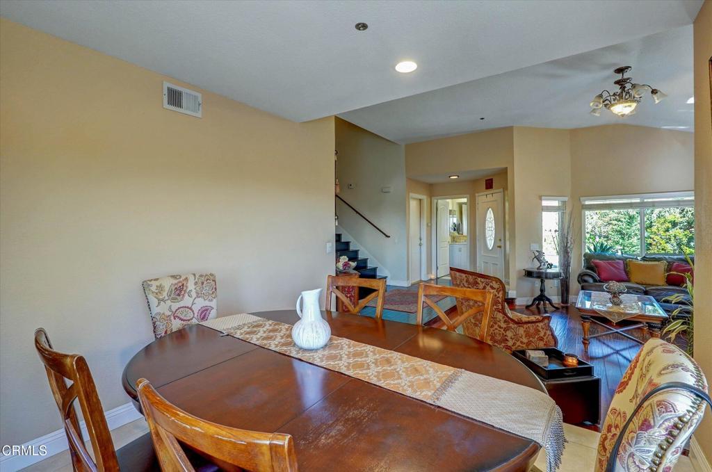 12477 Rajah Street Los Angeles, CA 91342 - Photo 12 of 34 a view of a dining room with furniture window and outside view