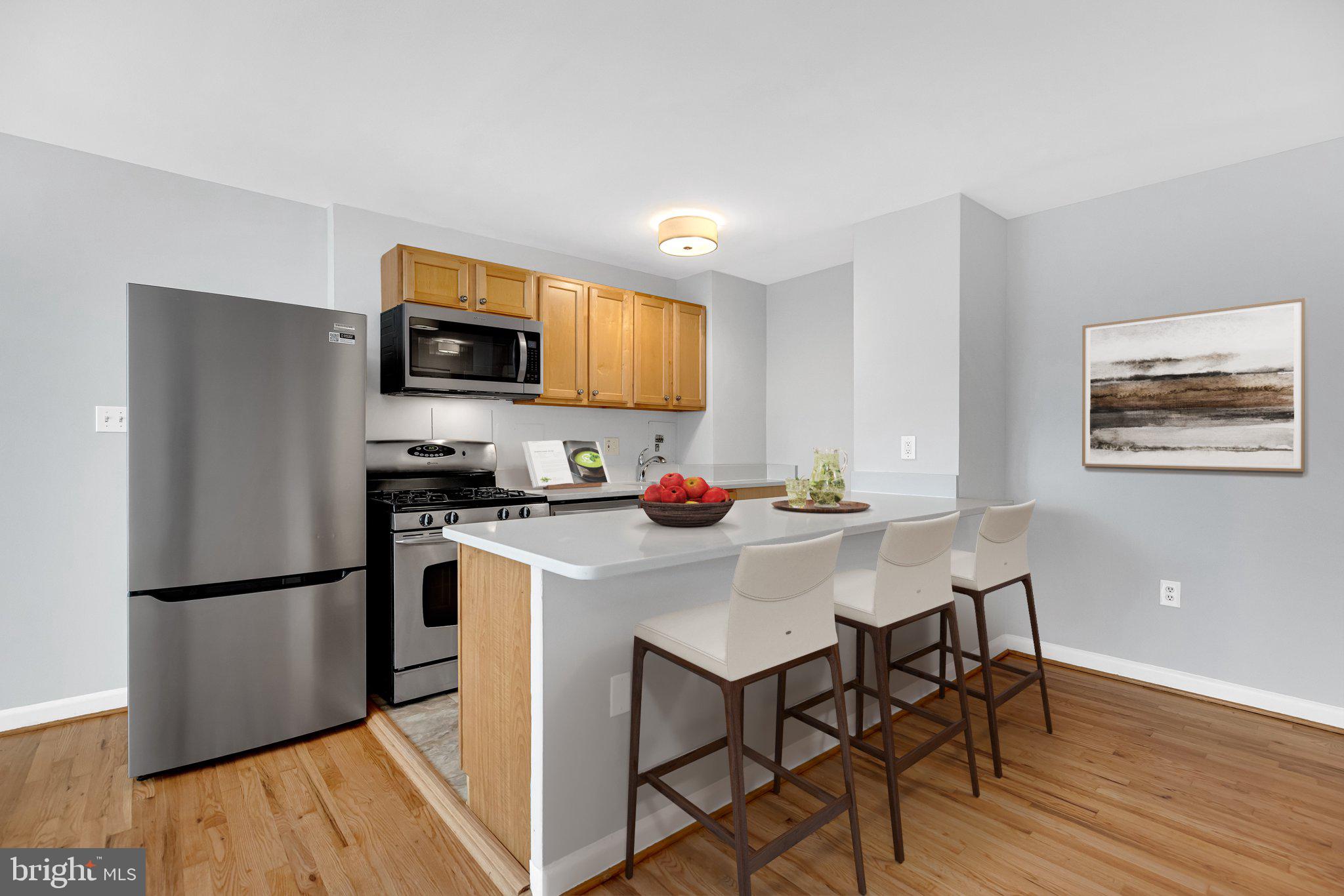 *VS- Kitchen with Stainless Steel Appliances