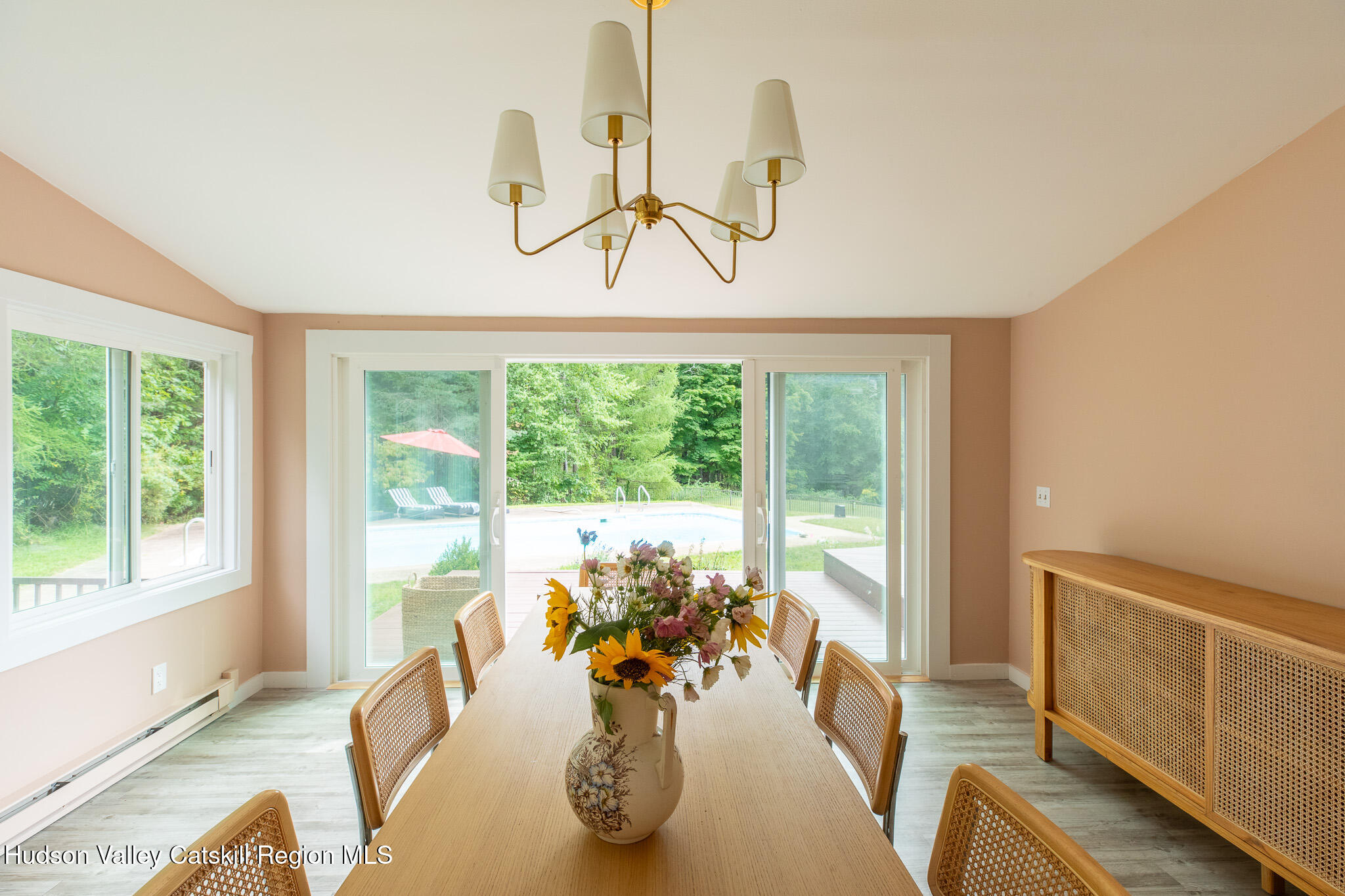 46 Webster Coon Road Red Hook, NY 12571 - Photo 11 of 27 a view of a dining room with furniture window and outside view