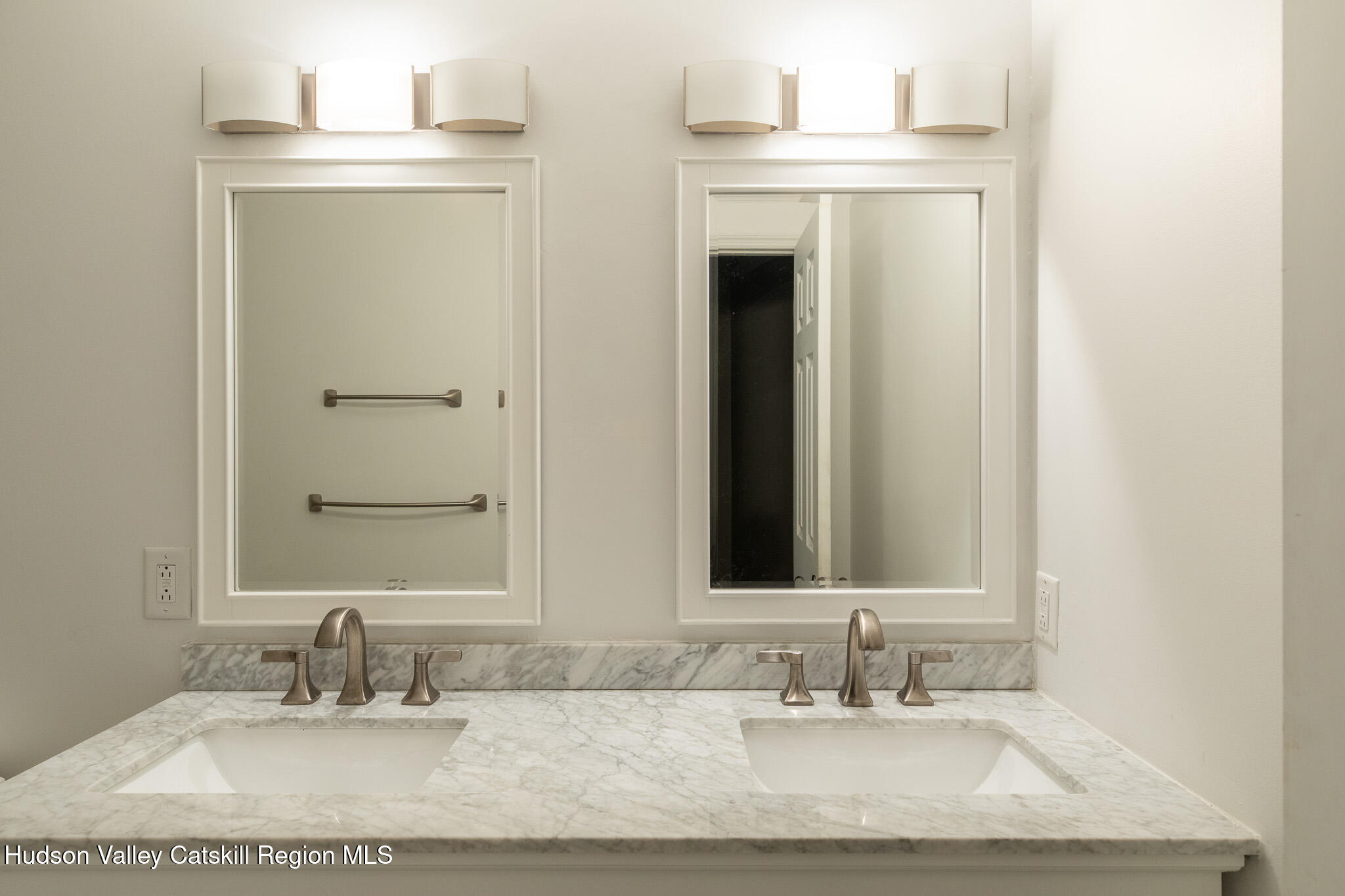 46 Webster Coon Road Red Hook, NY 12571 - Photo 21 of 27 a bathroom with a sink vanity and a mirror