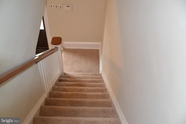 a view of a room that has a window