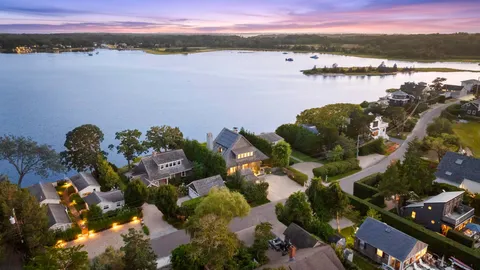 a picture of lake view and mountain view