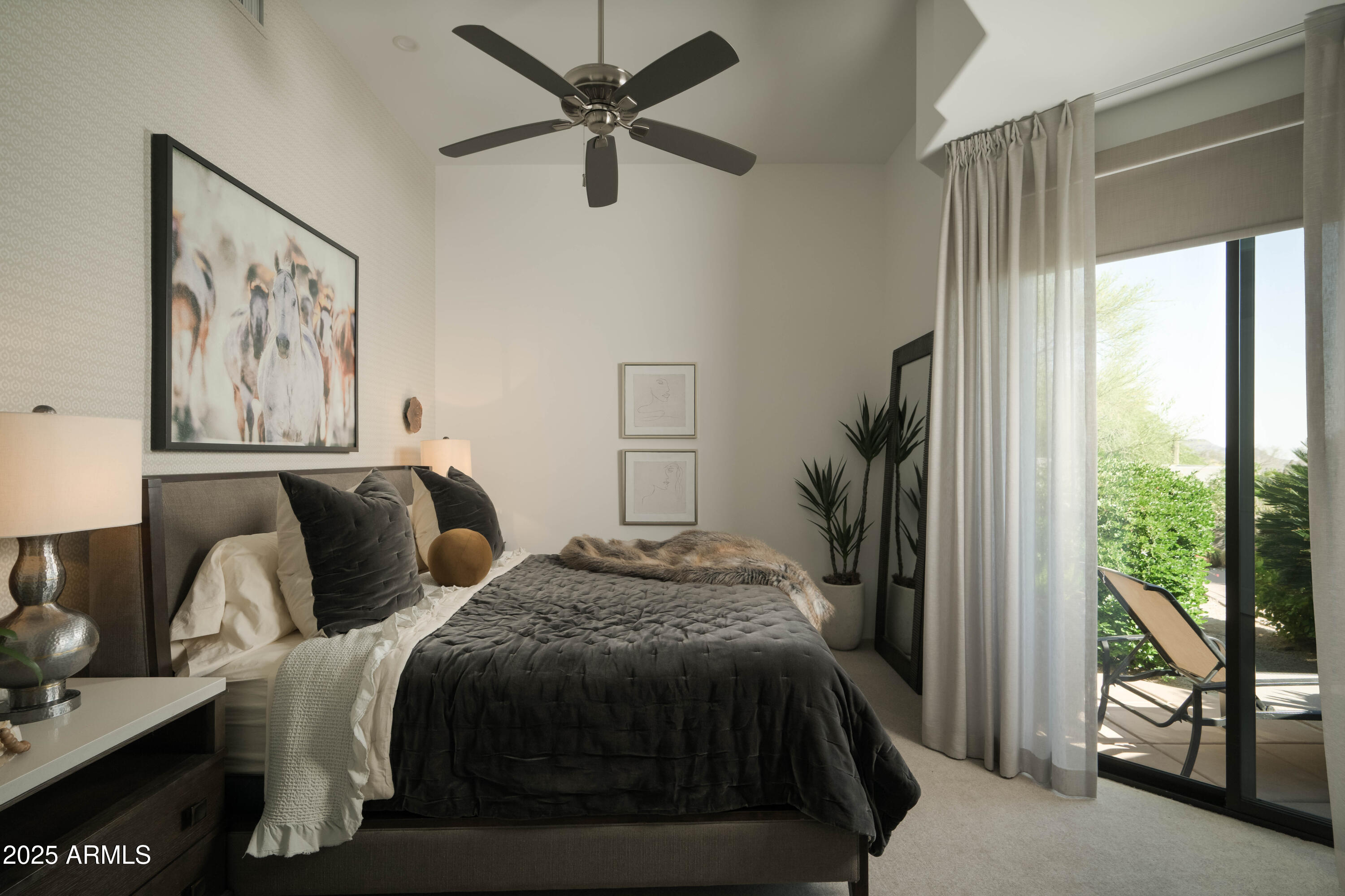 10040 East Happy Valley Road, Unit 1011 Scottsdale, AZ 85255 - Photo 19 of 27 Guest bedroom with private patio