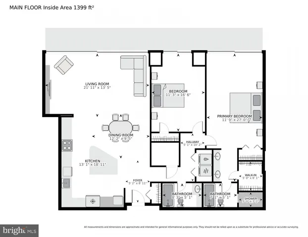 $1,395,000 | 2555 Pennsylvania Avenue Northwest, Unit 409, Washington, DC 20037