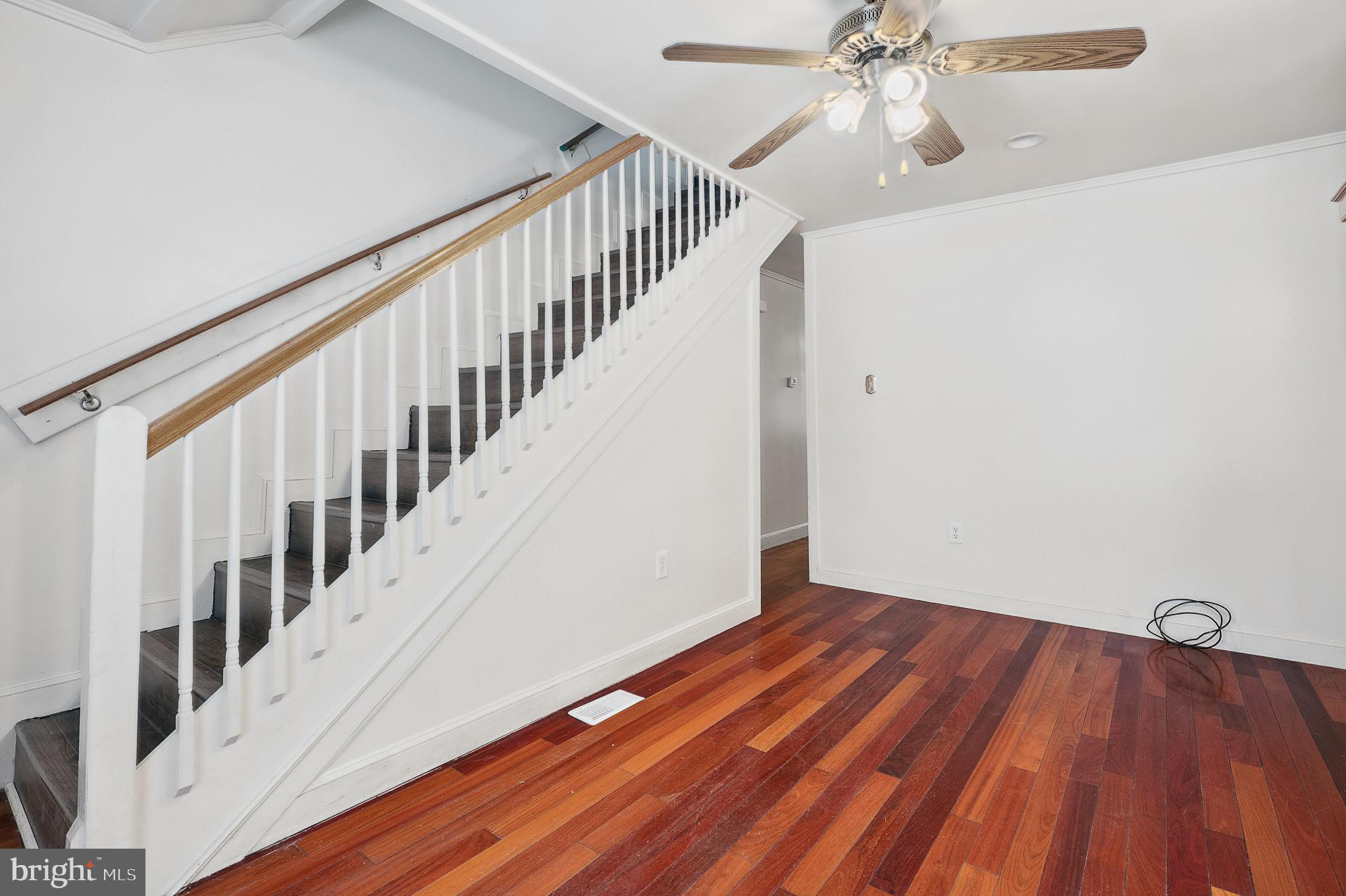 636 South Monroe Street Baltimore, MD 21223 - Photo 5 of 39 a view of an entryway with wooden floor