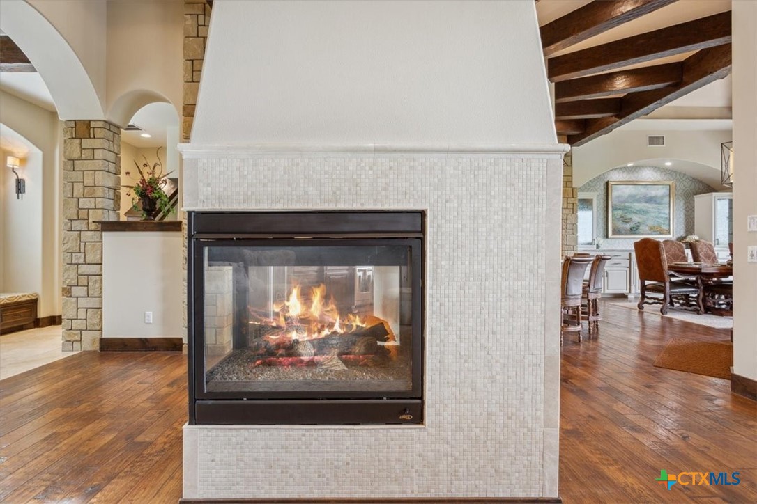 3319 Eagle Ridge Drive Harker Heights, TX 76548 - Photo 12 of 48 a living room with furniture and a fireplace
