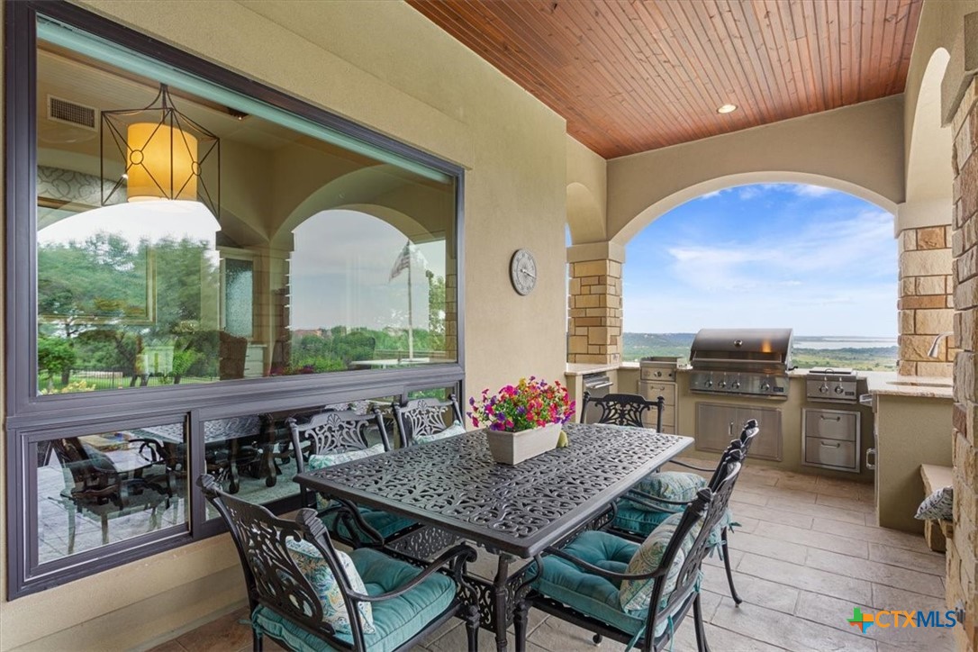 3319 Eagle Ridge Drive Harker Heights, TX 76548 - Photo 41 of 48 a view of an outside dining space with furniture