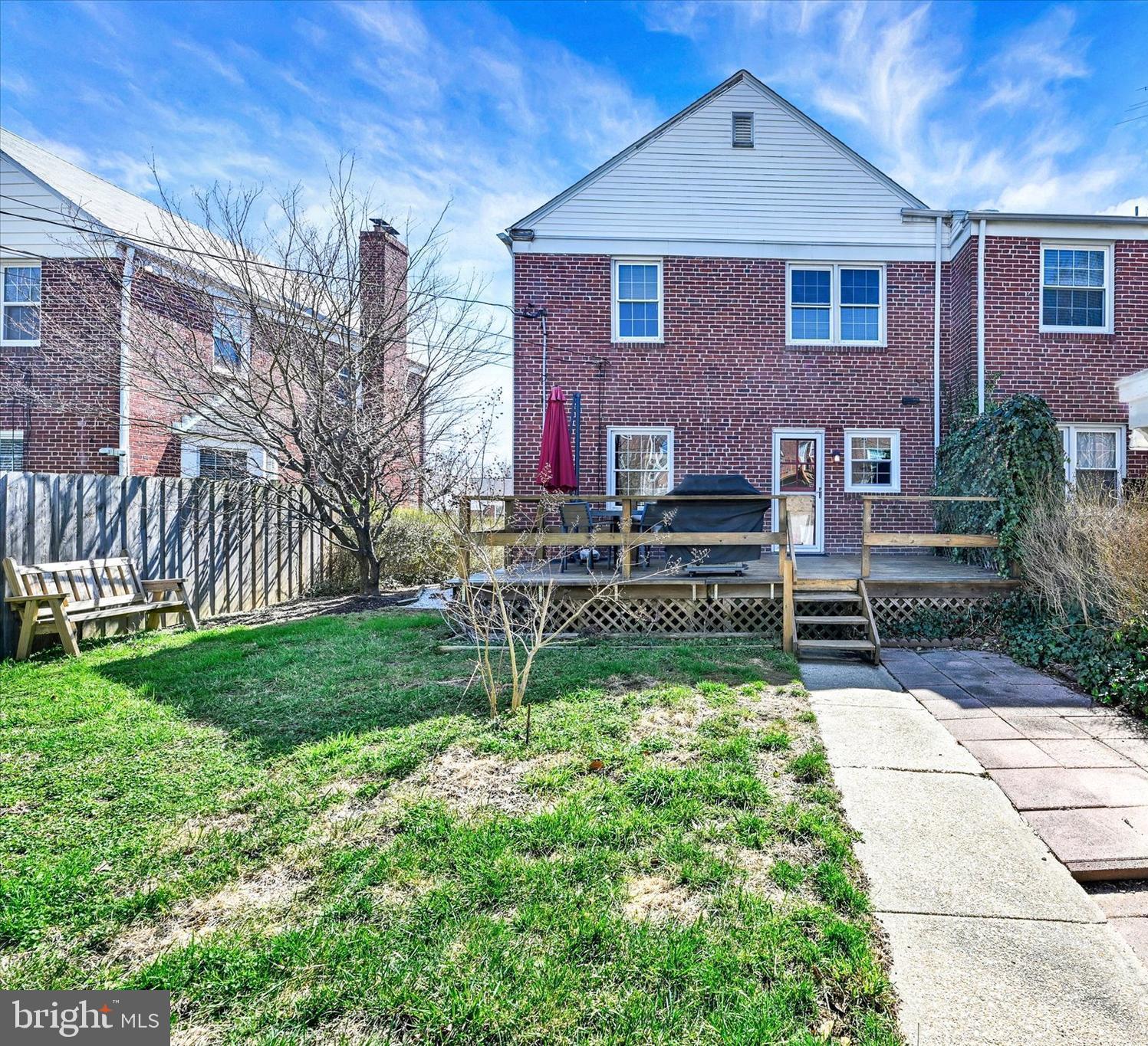 8122 Glen Gary Road Towson, MD 21286 - Photo 44 of 48 a front view of a house with garden