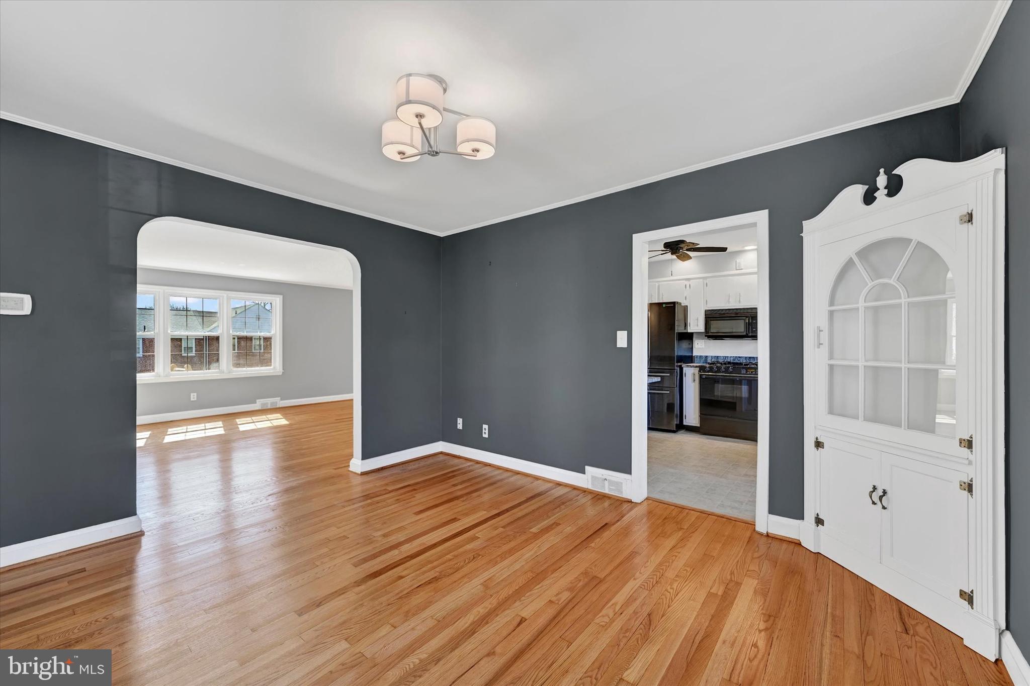 8122 Glen Gary Road Towson, MD 21286 - Photo 8 of 48 a view of empty room with wooden floor