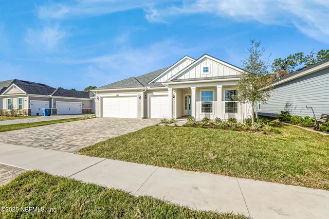 a view of a balcony with entryway