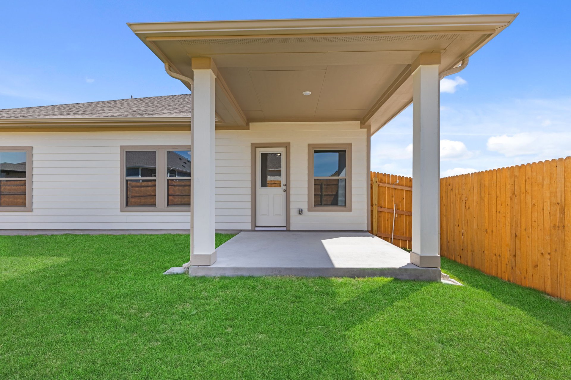 173 Sleep Hollow Jarrell, TX 76537 - Photo 25 of 29 Rear Covered Patio
