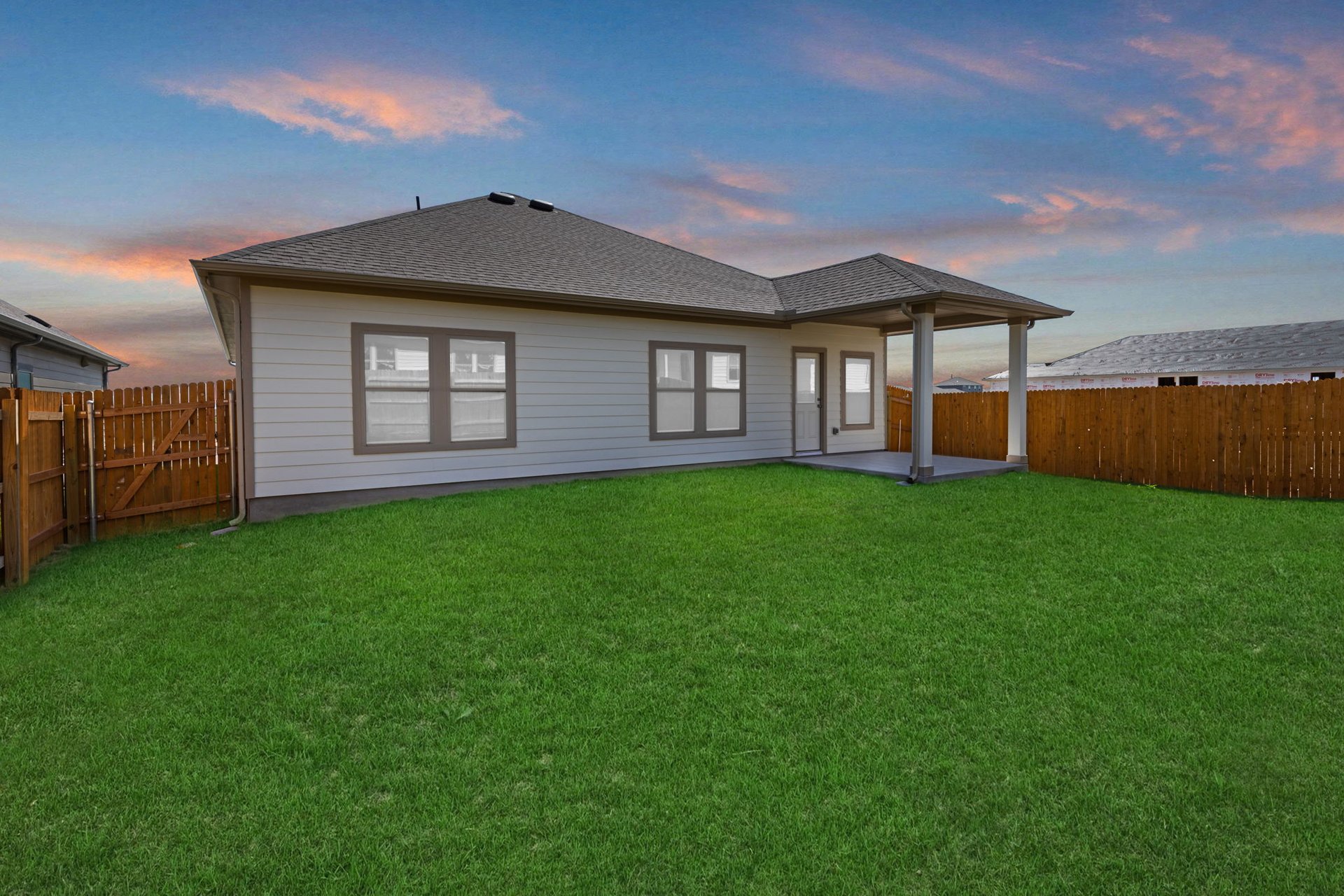 173 Sleep Hollow Jarrell, TX 76537 - Photo 26 of 29 Rear of Home and Private Backyard