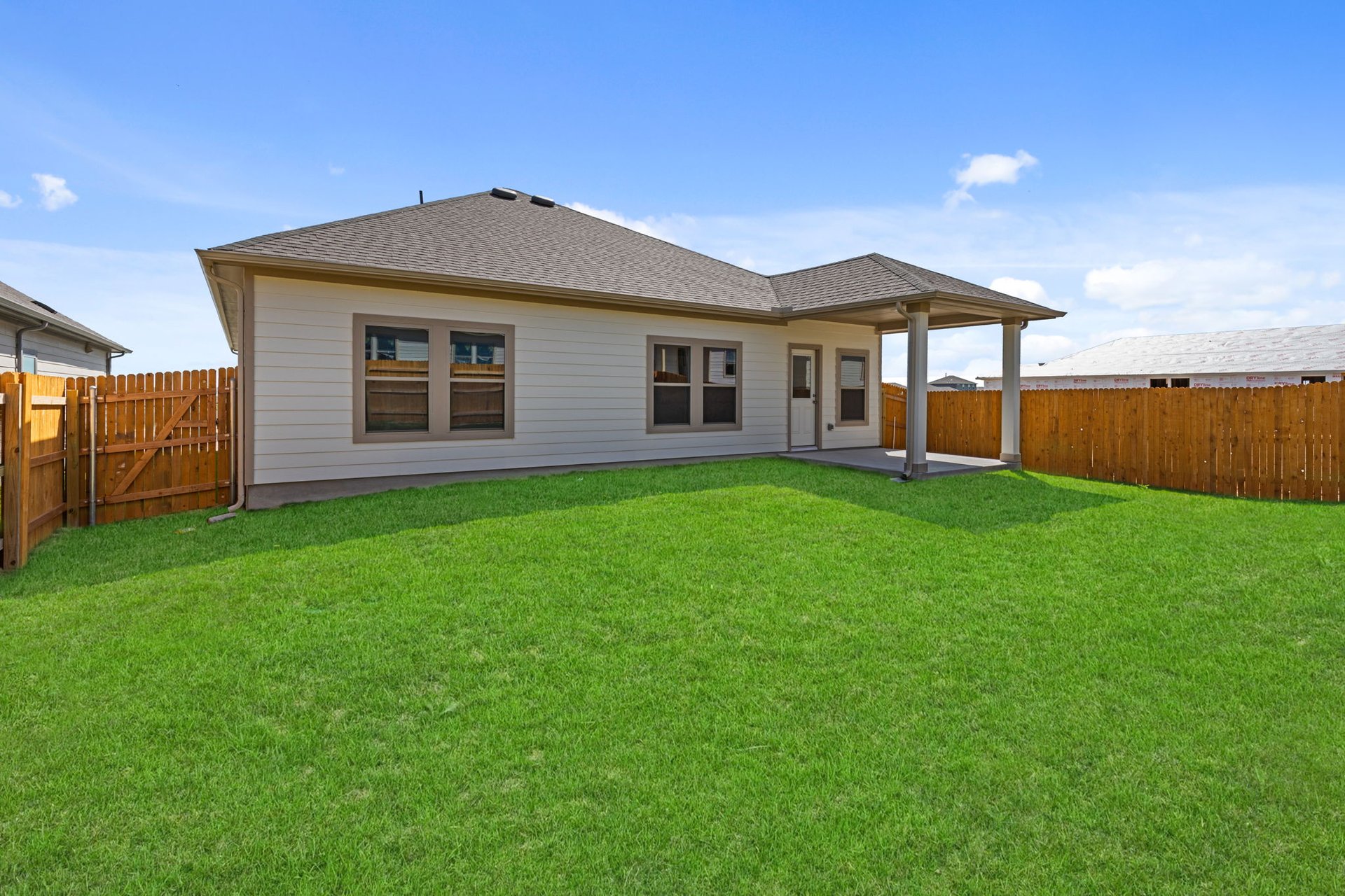 173 Sleep Hollow Jarrell, TX 76537 - Photo 27 of 29 Rear of Home and Private Backyard