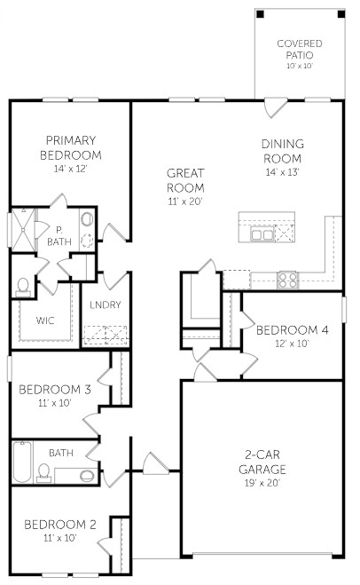 173 Sleep Hollow Jarrell, TX 76537 - Photo 29 of 29 Floorplan – Representative Photo