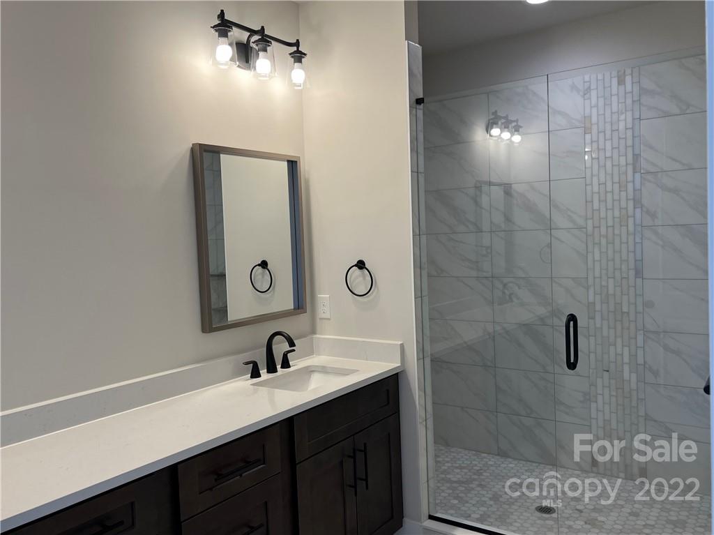 5817 Laney Rogers Road, Unit 5 Monroe, NC 28112 - Photo 10 of 14 a bathroom with a sink and a mirror