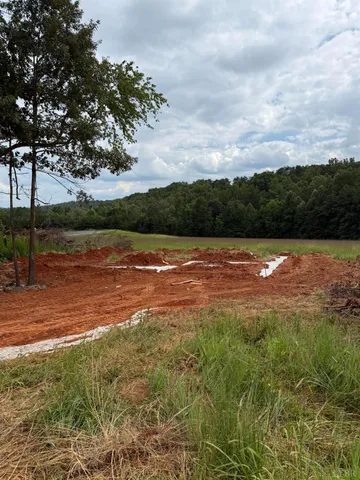 a view of swimming pool with a yard