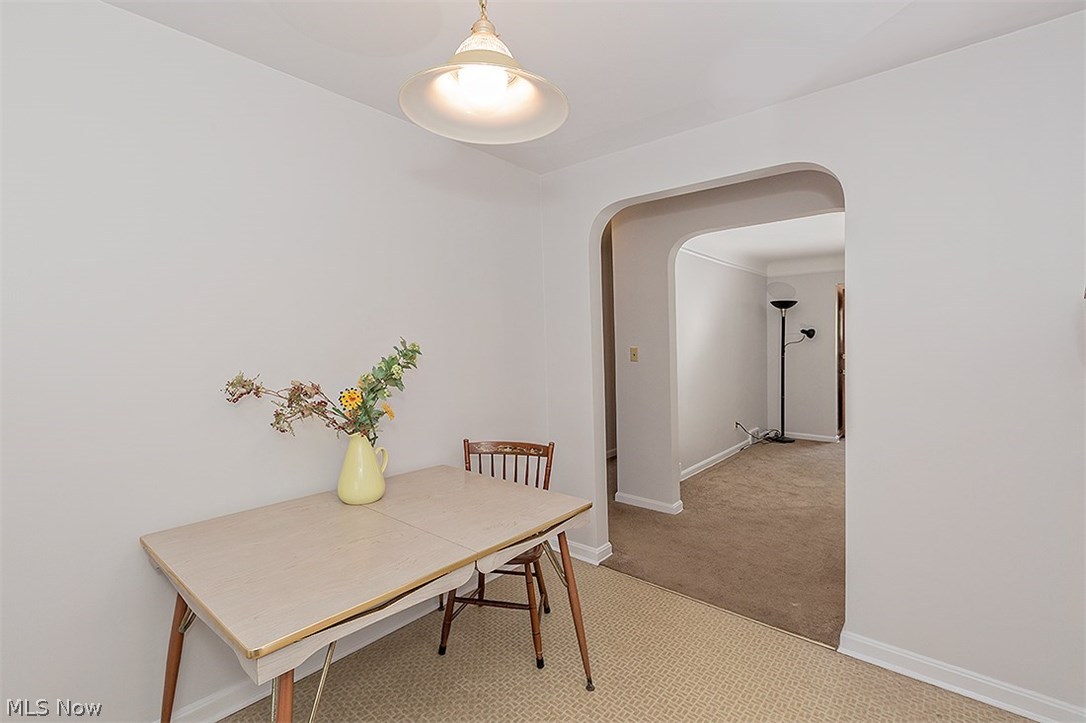 1672 Oakmount Road South Euclid, OH 44121 - Photo 7 of 30 Part of the Eat-In area w/ Living Room in the background...