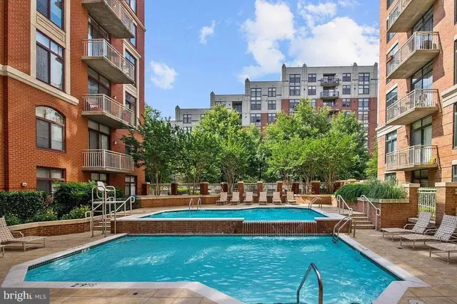 a view of a city with tall buildings