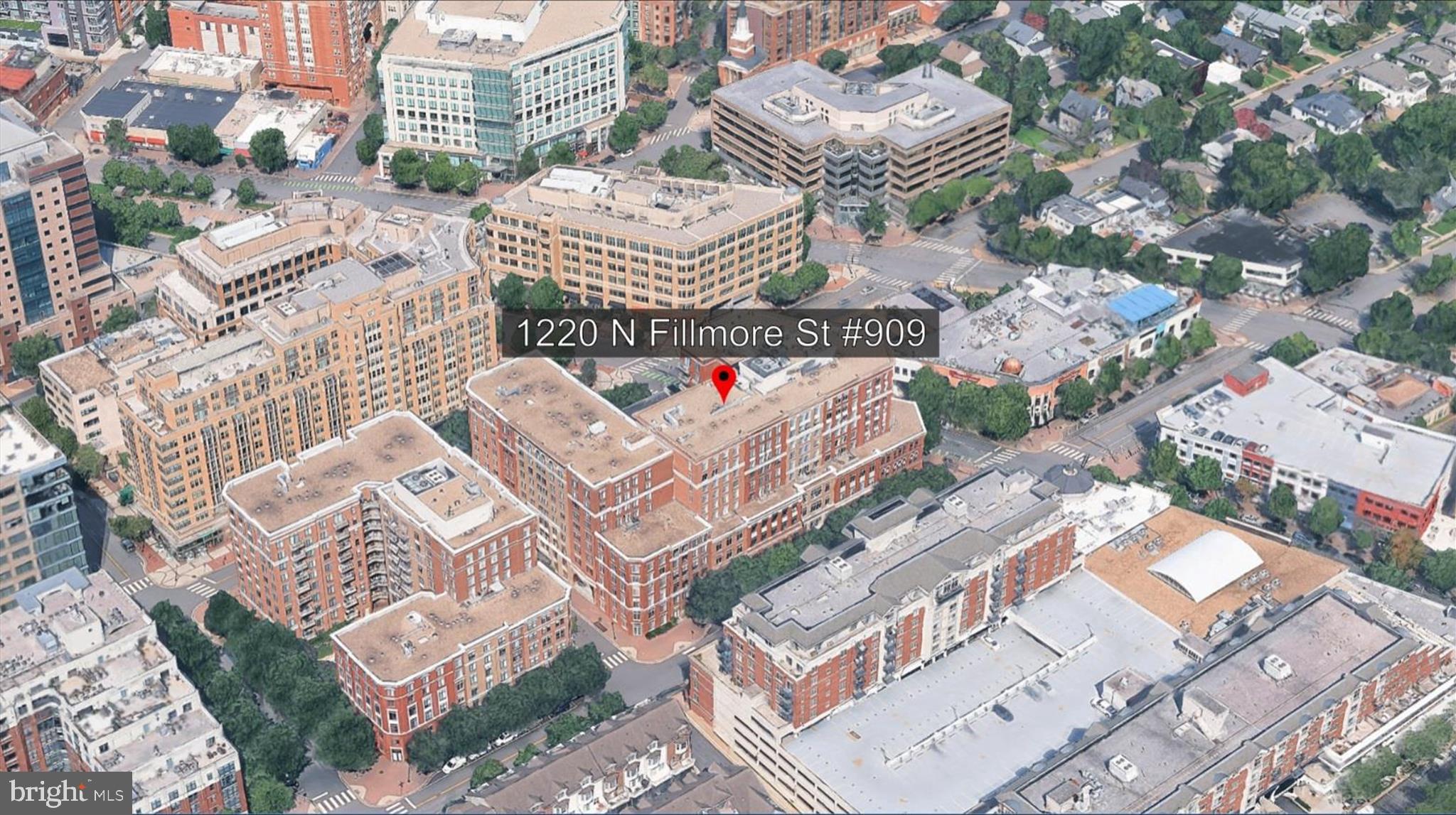 1220 North Fillmore Street, Unit 909 Arlington, VA 22201 - Photo 31 of 38 an aerial view of residential house with outdoor space