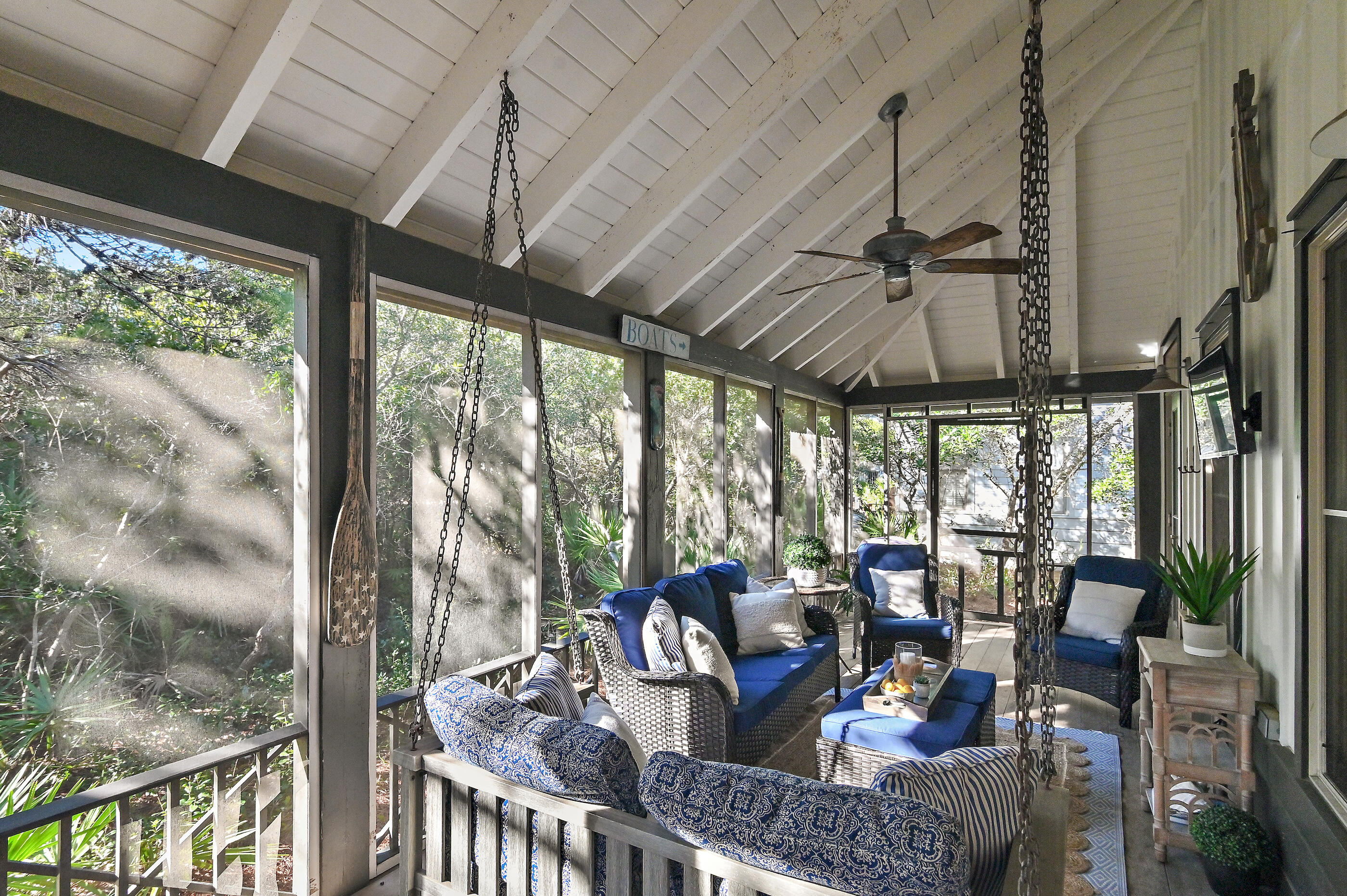 18 Olivia Lane Inlet Beach, FL 32461 - Photo 32 of 44 a view of a dining room with furniture window and outside view