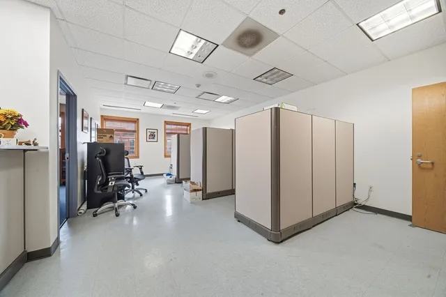a view of store room with racks