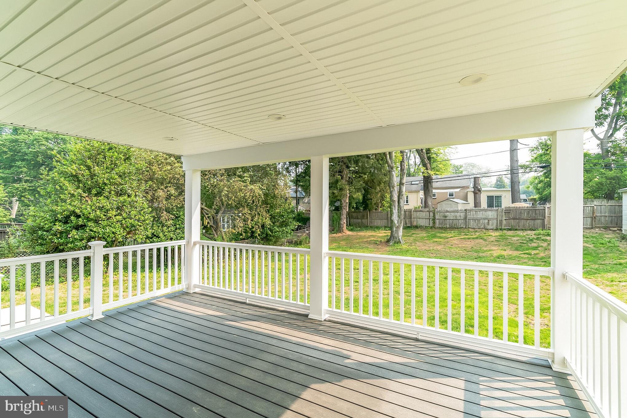 1317 Bradford Road Oreland, PA 19075 - Photo 34 of 39 Huge Trex deck