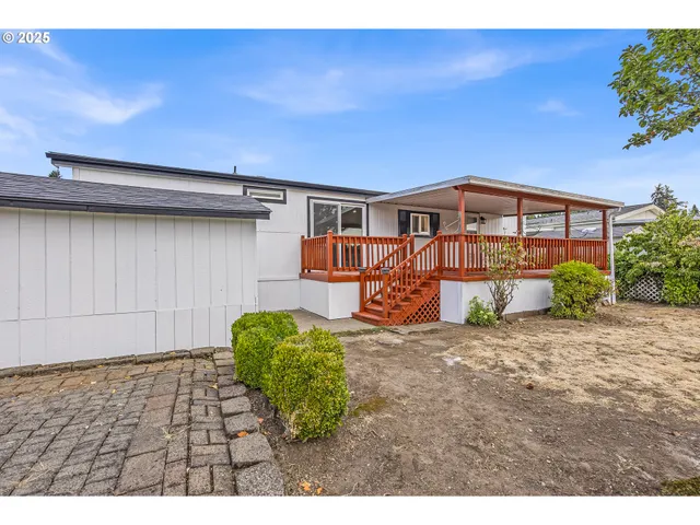 a view of a lake with a big yard