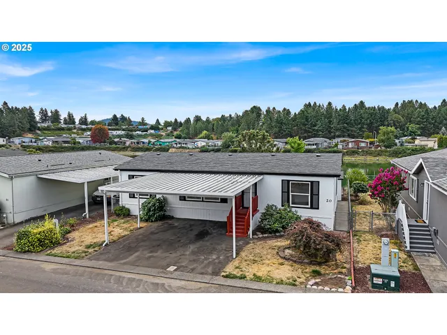 a view of a city with sunset view