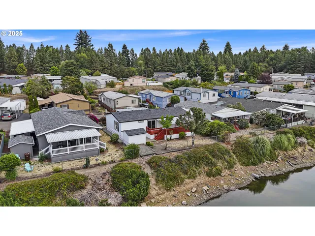 a park view with a lake view