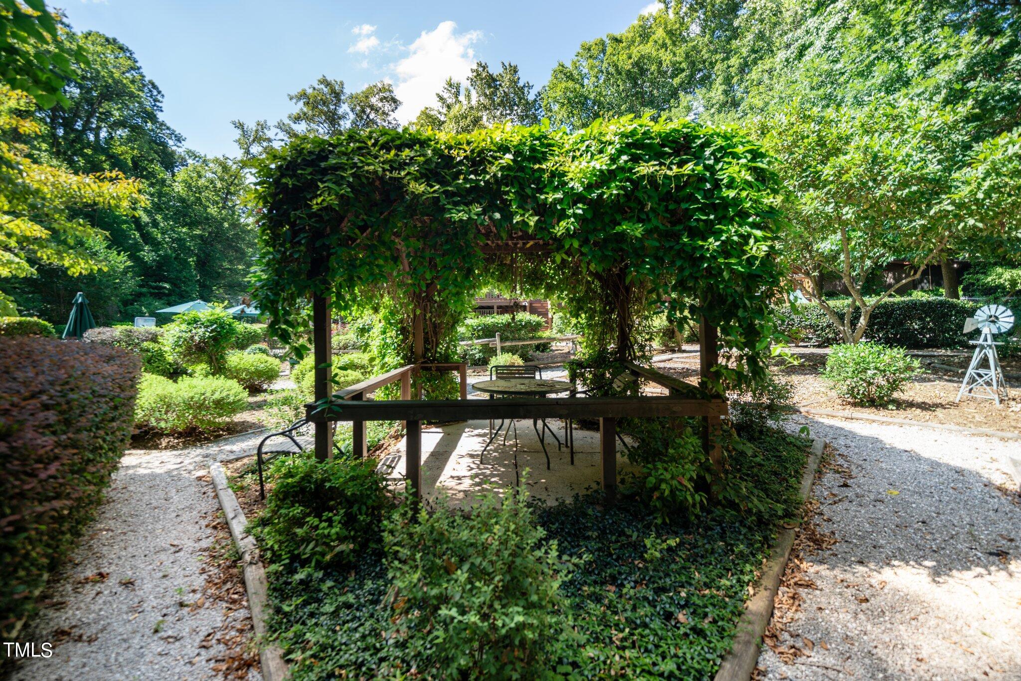 6406 Arnold Road Raleigh, NC 27607 - Photo 12 of 44 a view of a lake with a yard