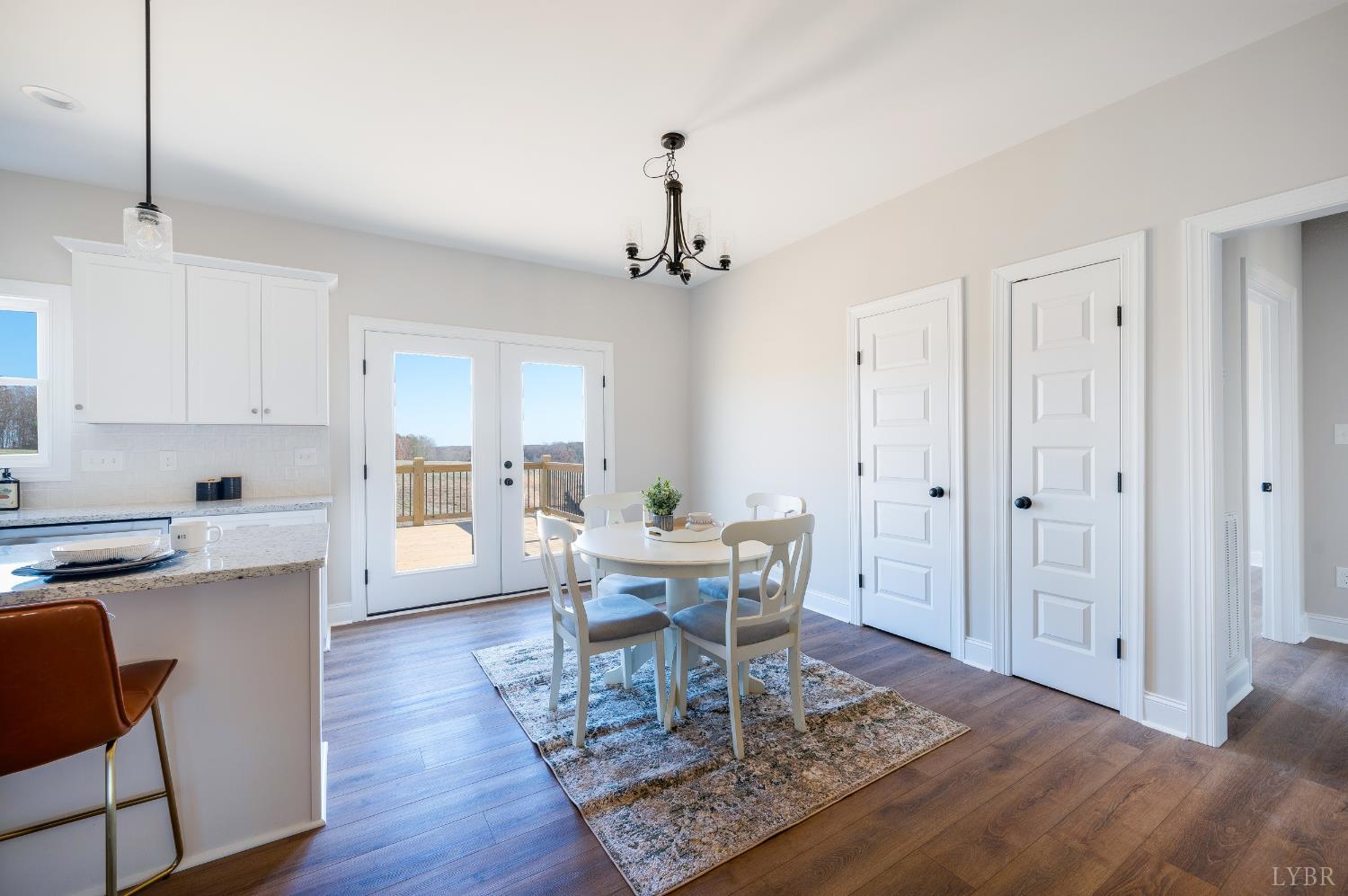 10528 Leesville Road Lynch Station, VA 24571 - Photo 7 of 58 a view of a dining room with furniture window and wooden floor