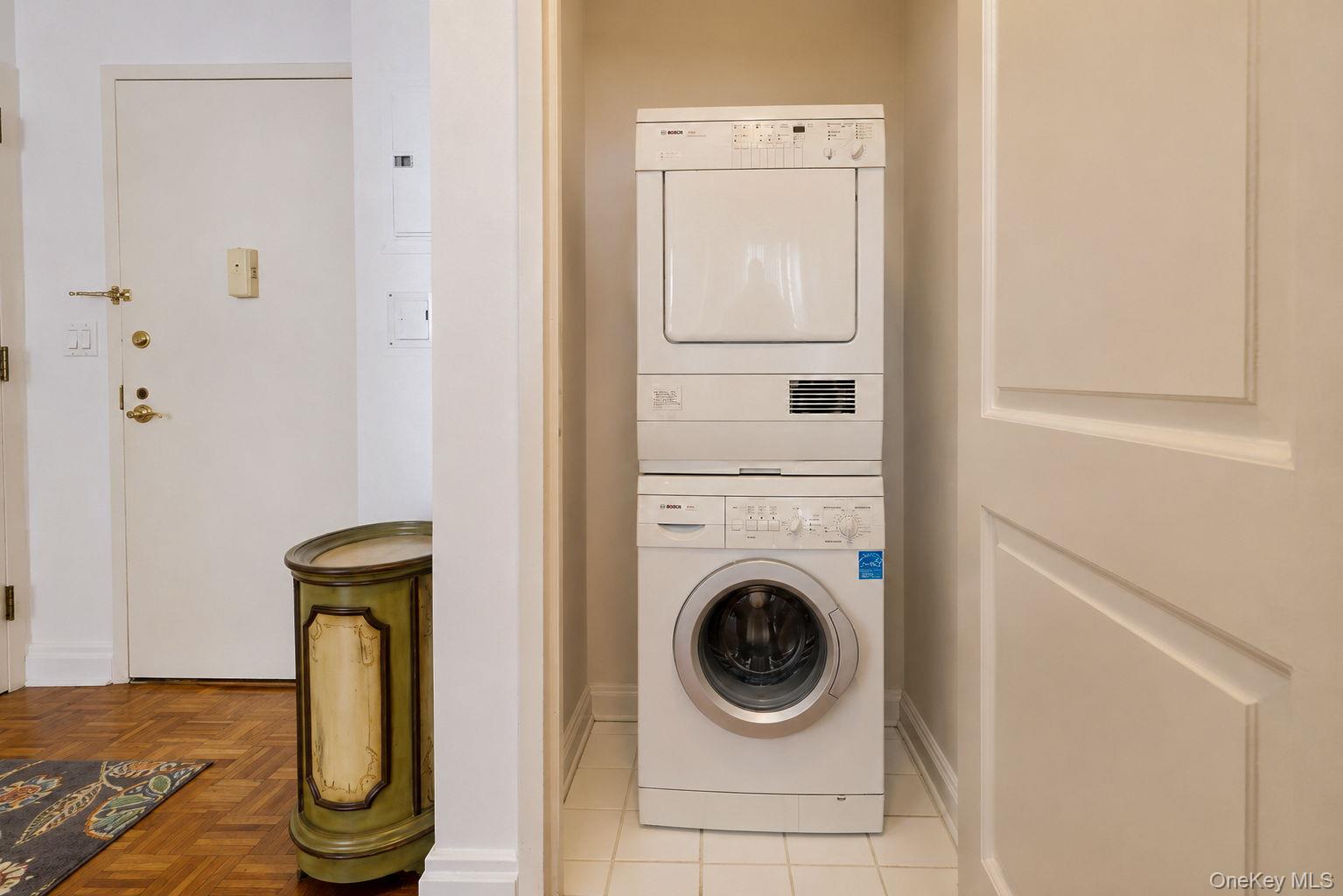 1 Scarsdale Road, Unit 409 Tuckahoe, NY 10707 - Photo 15 of 42 Washer / Dryer closet in unit