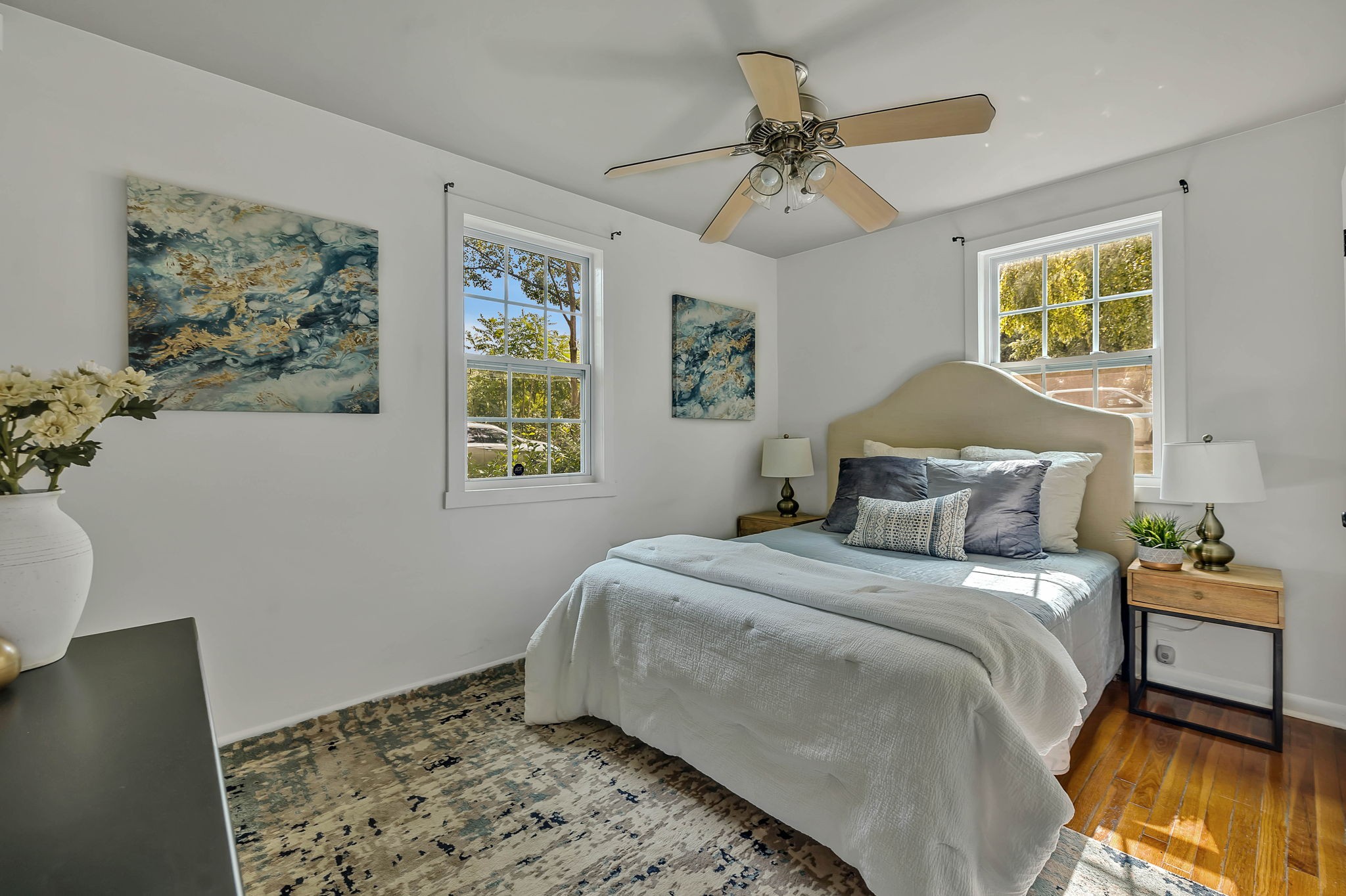 124 Good Neighbors Road Franklin, TN 37064 - Photo 16 of 27 Master bedroom with a view into the back and side yard