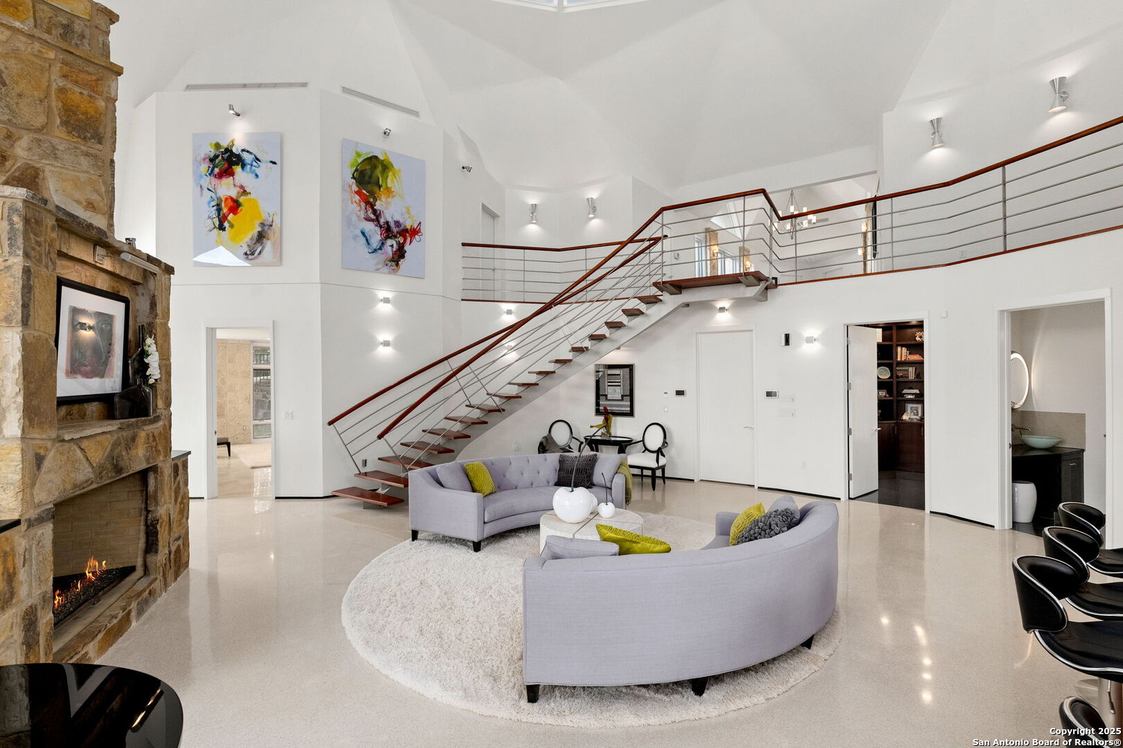 117 Clear Spring Drive Boerne, TX 78006 - Photo 22 of 54 a living room with furniture and a flat screen tv