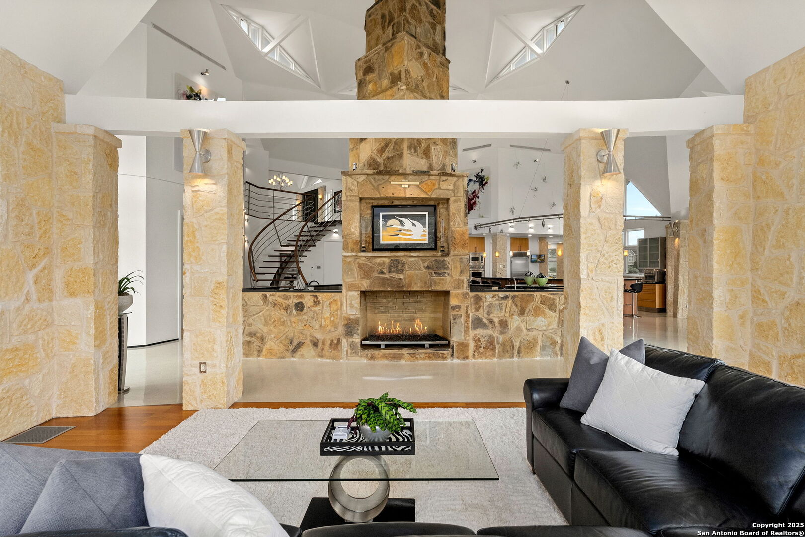 117 Clear Spring Drive Boerne, TX 78006 - Photo 29 of 54 a living room with furniture and wooden floor