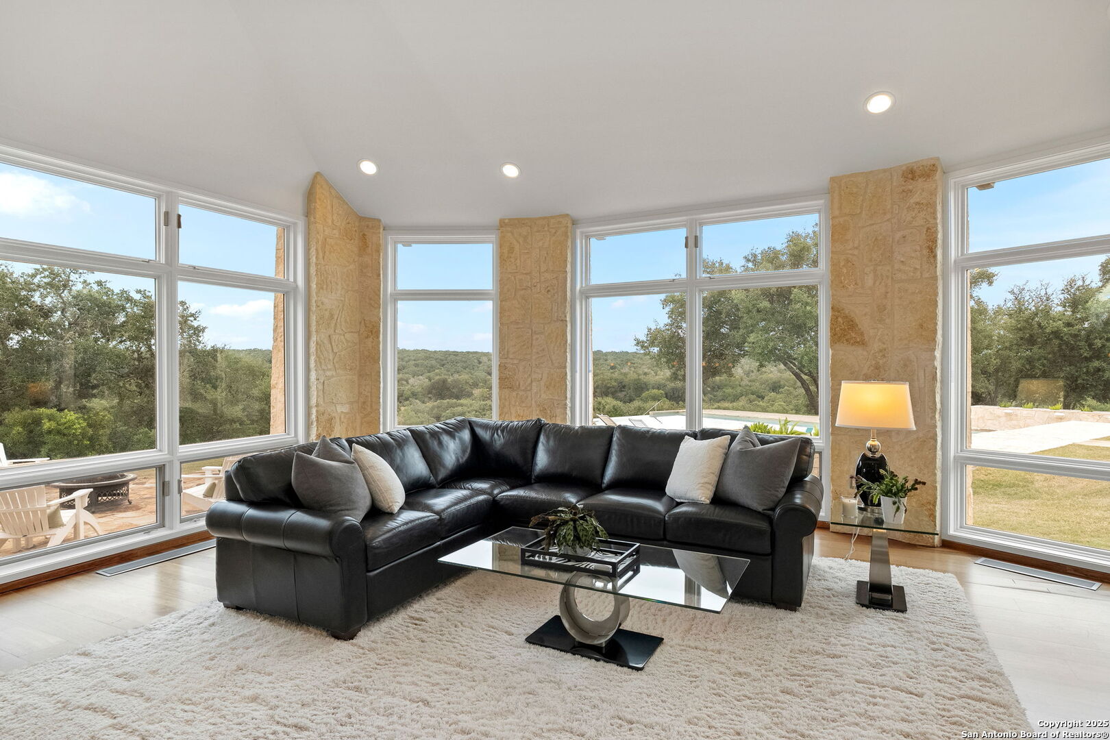 117 Clear Spring Drive Boerne, TX 78006 - Photo 30 of 54 a living room with furniture and a large window