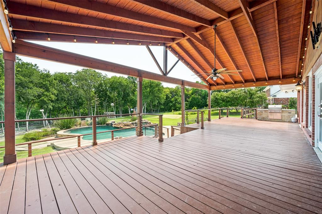 9 Country Ridge Road Melissa, TX 75454 - Photo 27 of 37 Huge Deck or Porch on the back is partially covered.