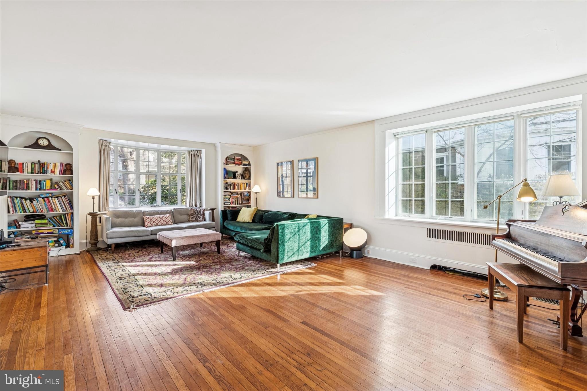 114 Llanfair Road Ardmore, PA 19003 - Photo 21 of 80 a living room with furniture and a window